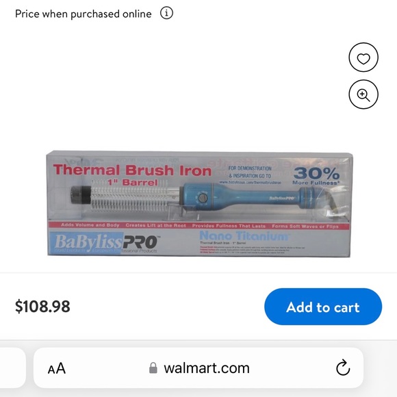 BaByliss Hair Babyliss Nano Titanium Volumizer Barrel Poshmark